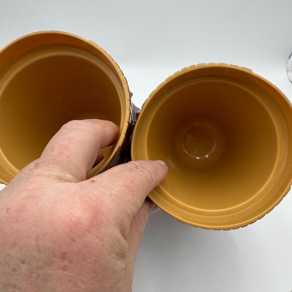 Universal Studios Tiki Mug Cup Tall Plastic Brown souvenir Whirly-DrinkWorks! Se - Picture 7 of 12